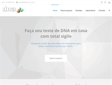 Tablet Screenshot of dna123.com.br